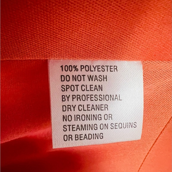 Leena for Mac Duggal satin gown. Size 6
Style # 26542 in Sunset color - Picture 7 of 7